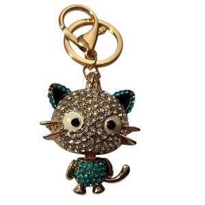 Cat Crystal Keychain